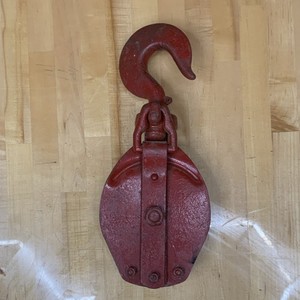 Western Block Company 940 6" Pulley Block with Swivel Hook Heavy Duty Lifting