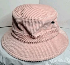 Tilley T1 Cord Bucket Hat Italian Corduroy Light Pink UPF 50+ Hidden Pocket