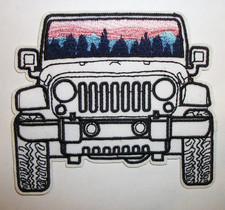 Jeepembroidered Patchoff-roadcrawlergrill 2 78x 2 58iron Or Sew On Jeepembroidered Patchoff-roadcrawlergrill 2 78x 2 58iron Or Sew On