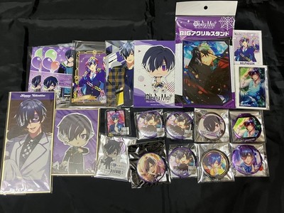 Obey Me Belphegor Set Badge Stand Card Postcard Bromide Shikishi 20pc Lot