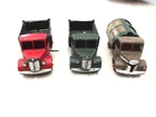VINTAGE  DINKY  TOYS  BEDFORD TRUCKS. X3