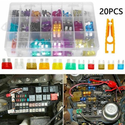220Pcs Car Blade Fuse Assortment Assorted Truck Motorcycle FUSES ATC ATO ATM
