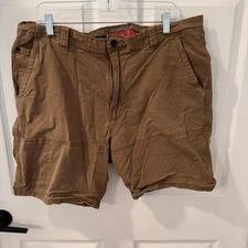 Wrangler ATG Shorts Mens Sz 40 Brown Cargo Pockets Outdoors All Terrain Gear
