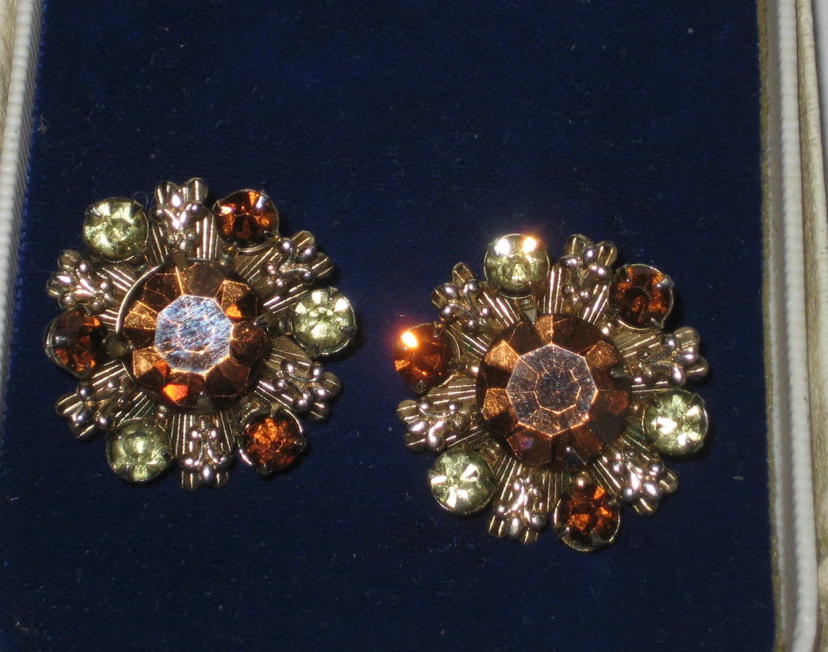 Smoky shop topaz earrings