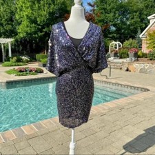NWT Anthropologie BHLDN Jax Sequin Sparkle Cocktail Party Wedding Mini Dress 0