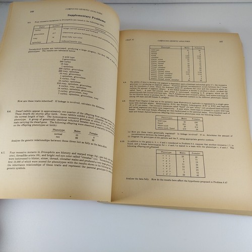 Schaum's Outline Series, Genetics 2/ed William D Stansfield 1983 440 Problems - Picture 11 of 12