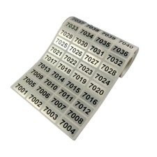 1000 Labels Consecutive Number / Roll 0.78"*0.39" Inventory stickers