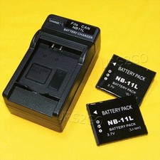 2x 680mAh Replaceable Battery Wall Charger for Canon PowerShot ELPH 150 IS