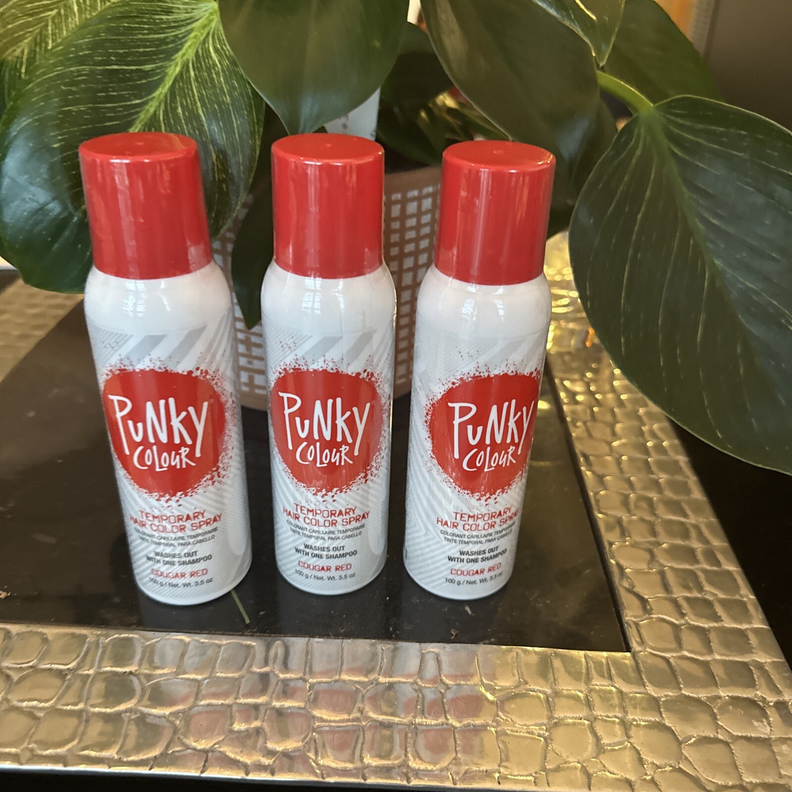 Red Size 3.5 Oz. *lot Of 3