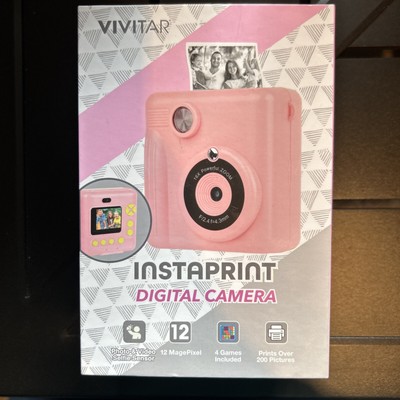 Instant Print Camera for Kids with 3 Rolls of Printer Paper, 1080P Toddler Digit