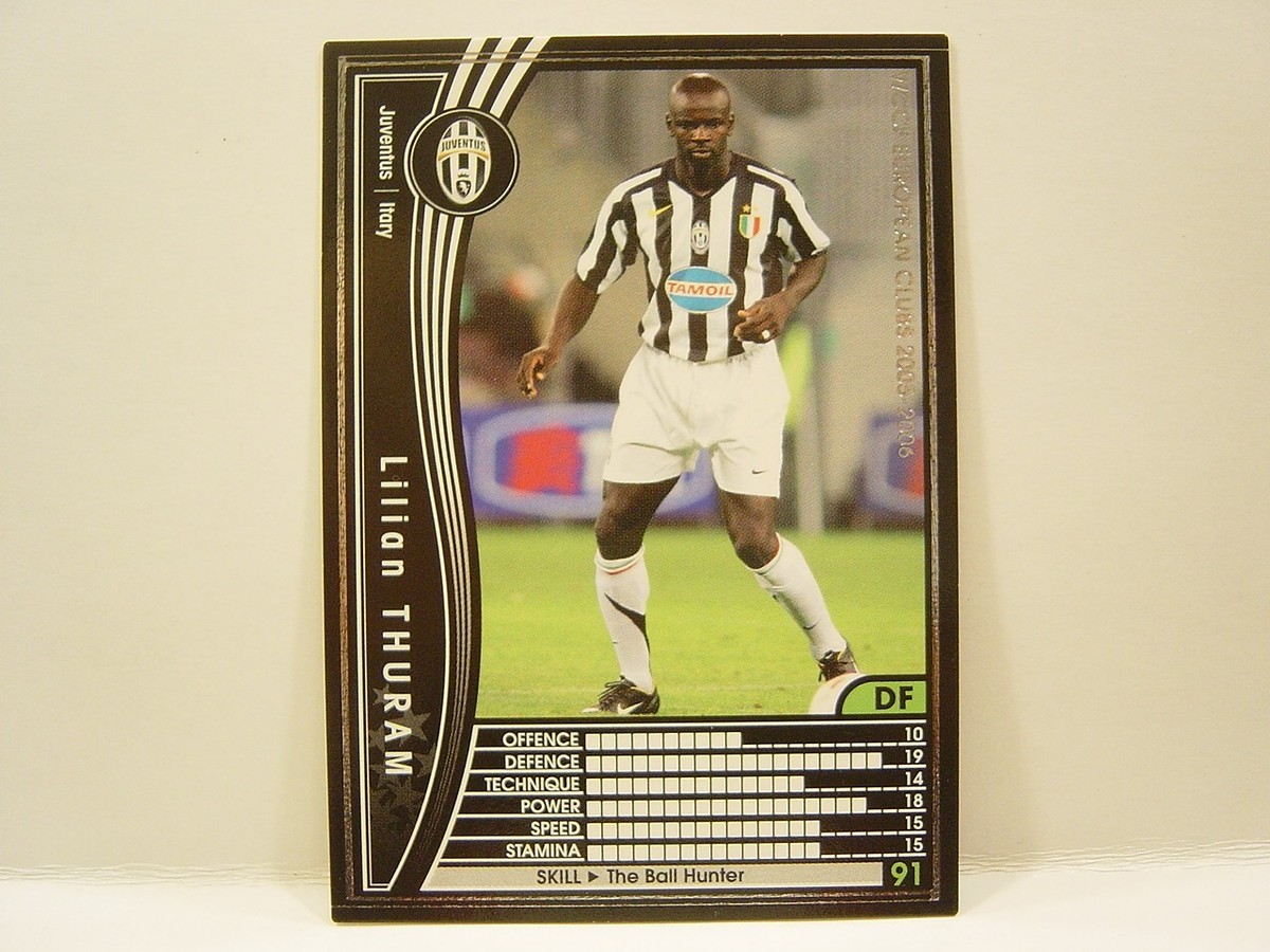 Panini WCCF 2005-06 Lilian Thuram 1972 France No.21 Juventus Italy