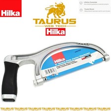 6" HILKA Heavy Duty Aluminium Junior Hacksaw DIY Woodwork Carpenter UK FREE P&P