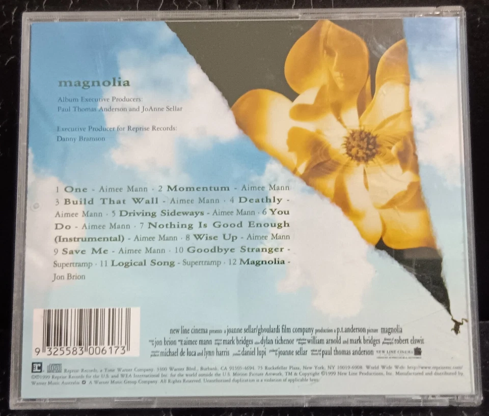 Aimee Mann ‎– Magnolia soundtrack - 1999 CD VG+, cover excellent - Image 2 of 3