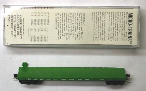 MTL Micro-Trains 44070 Burlington Northern BN 602692 50 pies flatcar | Zustand: New