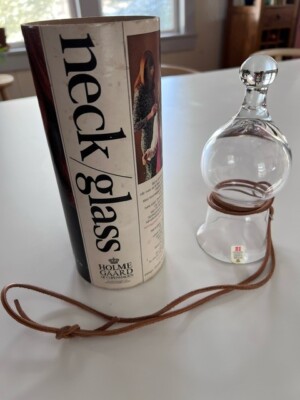 Holmegaard Neck Glass in Original Box - Gilde Glas - Christer 