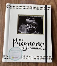 MY PREGNANCY JOURNAL : Pearhead Photos Pockets Memory Pages w Soft Leather Cover