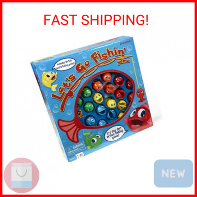 Let's Go Fishin' Game by Pressman - The Original Fast-Action Fishing Game!, 1-4 
