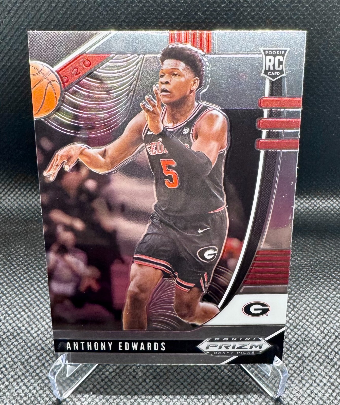 Anthony Edwards 2020 Panini Prizm Draft Picks Collegiate RC  #41