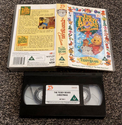 THE TEDDY BEARS CHRISTMAS TEDDY BEARS PICNIC PAL VHS VIDEO KIDS CHILDREN