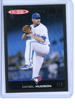 2019 Topps Total Black Parallel #543B DANIEL HUDSON #3/5 Made Blue Jays 