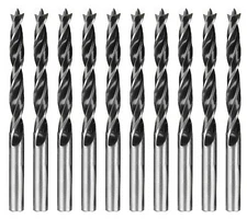 Brad Point Woodworking Drill Bit Set 5/32" Drill Hardwood softwood Cutting-10Pcs