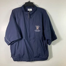 Mens Cutter & Buck CB Windtec SS Masters Madness Invitational Windbreaker Navy M