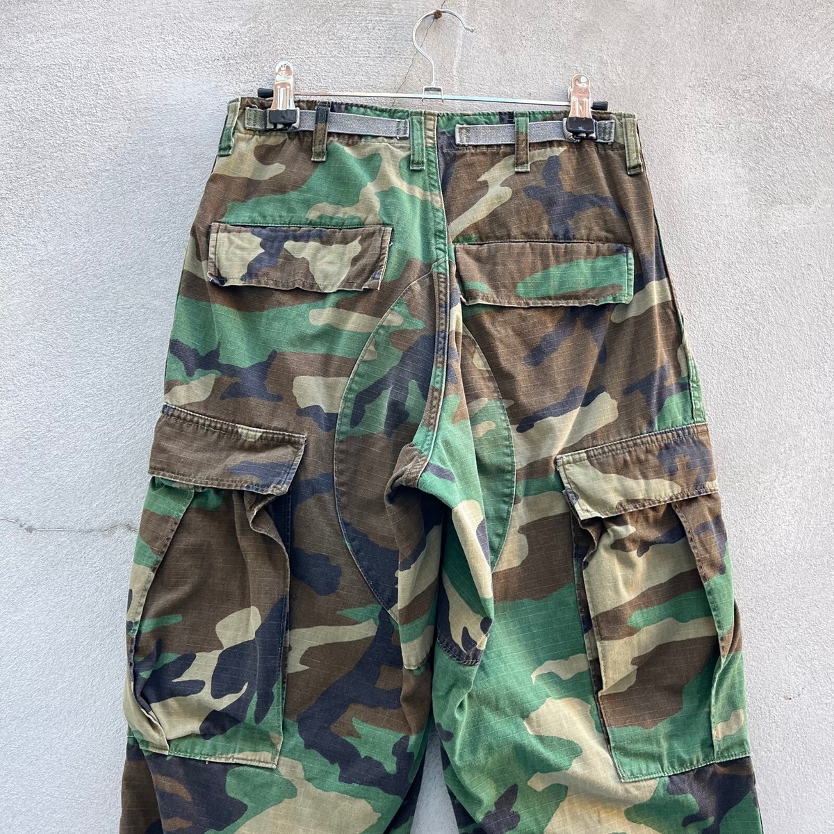 80s Military Woodland Camouflage Cargo Pants | eBay