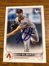 2022 Topps Arizona Diamondbacks Tyler Gilbert Autographed Baseball Card #130