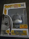 FUNKO POP DISNEY EEYORE #254 DIAMOND GLITTER HOT TOPIC EXCLUSIVE