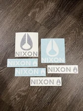 6 Nixon Now Watches Snowboarding Stickers Skateboarding Decal Clothing Skate