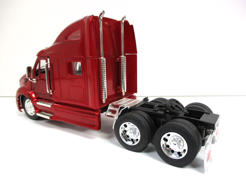 JADA - PETERBILT 387 CONVENTIONAL SEMI TRUCK (METALLIC RED) - 1/32 DIECAST - Picture 8 of 15