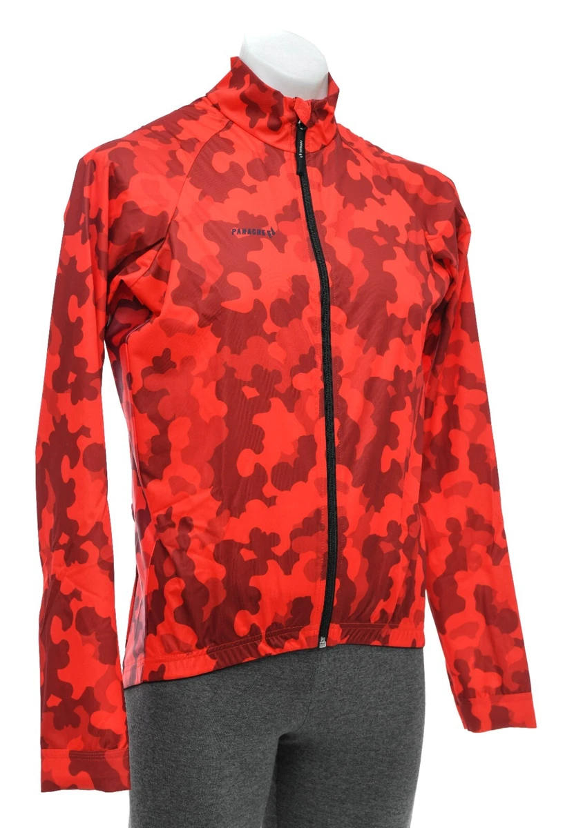 Panache Pro Wind Cycling Jacket Unisex SIZES Bone OR Red Camo Road Bike Gravel