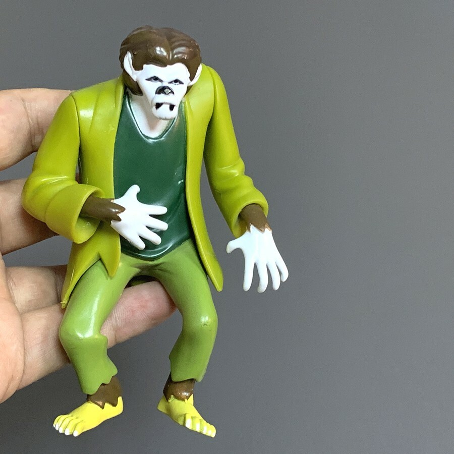 Scooby-Doo Monster Figure Lot - Wolfman, Dracula, Frankenstein, Zombie & Shaggy - 2.5 Inch PVC