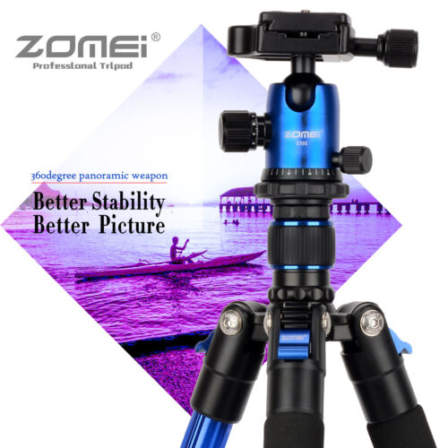 ZOMEI Professional Camera Tripod Monopod Stand DSLR Ball Head Mount Flexible - Bild 1 von 8