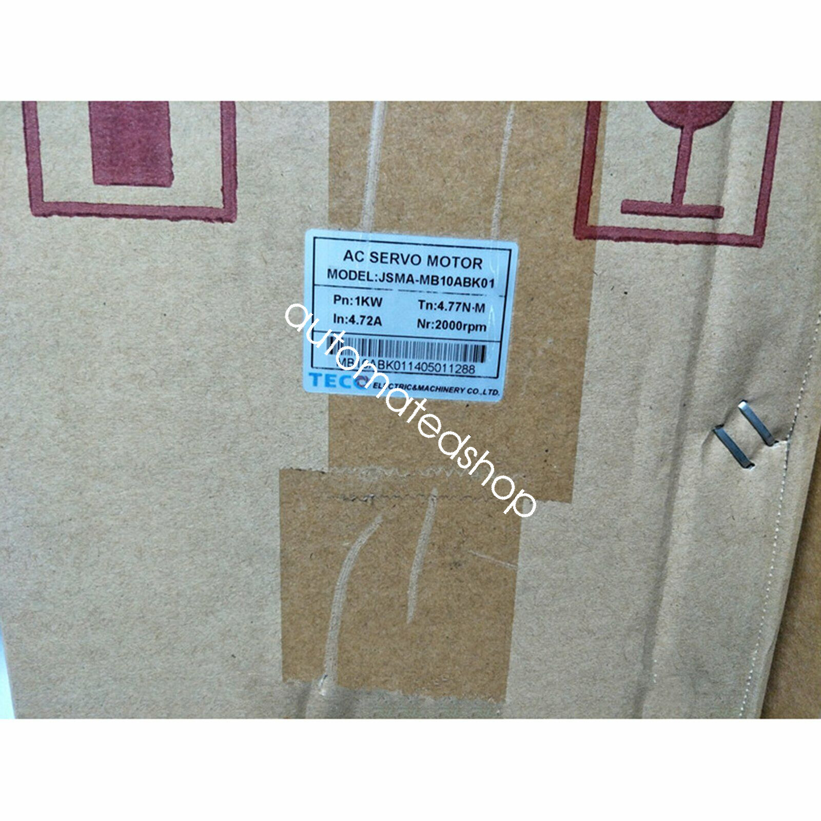 1PC New TECO AC servo motor JSMA-MB10ABK01 Shipping DHL or FedEX