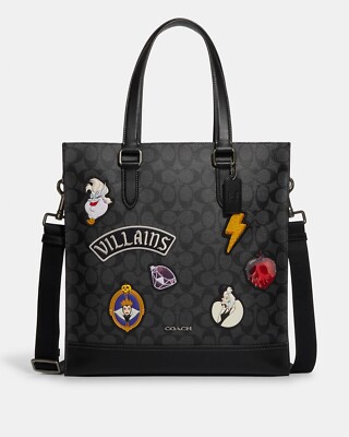 COACH ☆ GRAHAM STRUCTURED TOTE Disney X Coach Graham Structured Tote In Signature Canvas