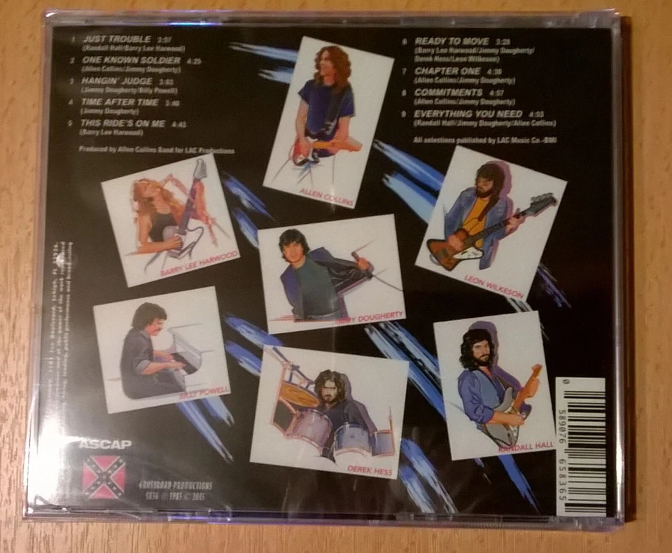 THE ALLEN COLLINS BAND Here, There & Back - CD mint sealed - Lynyrd Skynyrd - Photo 2/2