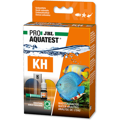 JBL KH Test-Set Karbonathärte Test Set Koi Teich Aquarium Schnelltest Wassertest