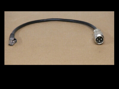 Cobra 4 Pin Round To Icom 8 Pin Modular Mic Adapter