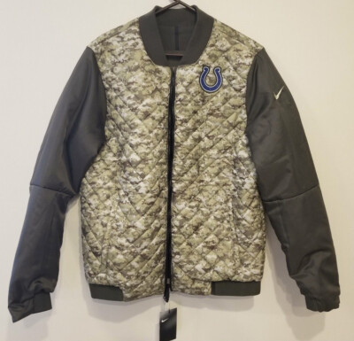 INDIANAPOLIS COLTS 2017 NFL Salute to Service Nike Reversible Bomber Jacket  LRG