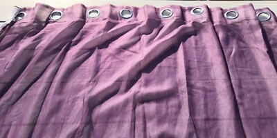 1 rideau voilage, violet, largeur 136 cm x hauteur 233 cm - Photo 1/2