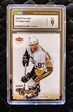 Rare Sidney Crosby Card 2008-09 Fleer Ultra #74 CSG MINT 9 NHL Penguins Center ⚡