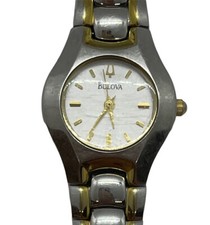 Bulova Classic Women's Quartz Watch Silver and Gold Tone Bracelet