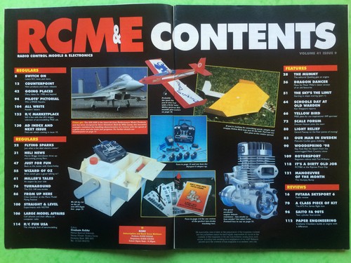 Rcm&e - Radio Control, Vol.41 - No.9 1998 - Mit Große Pull-Out Entwurf Plan - Bild 2 von 2