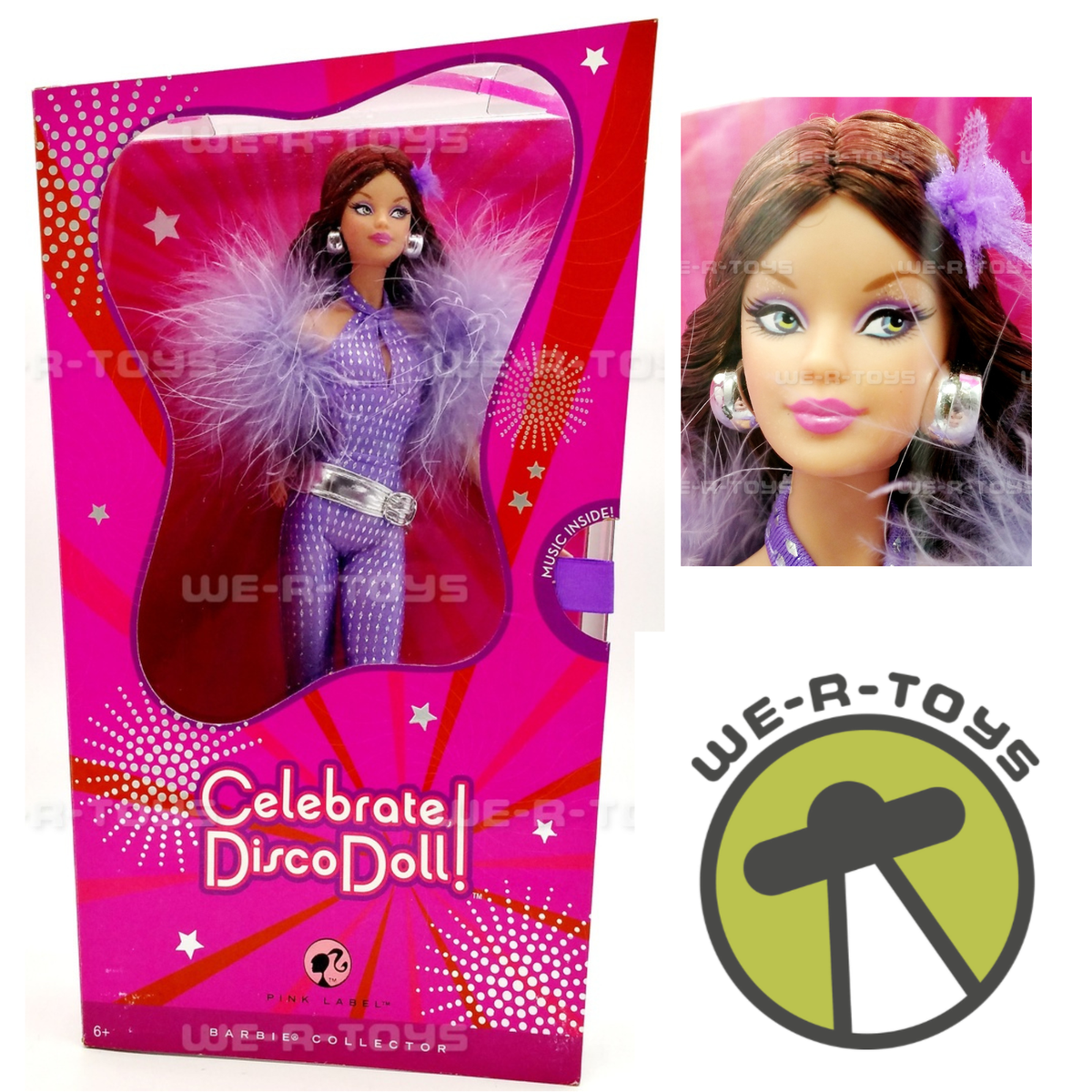 Barbie Celebrate Disco Doll Pink Label Barbie Collector Barbie Celebrate Disco Doll Pink Label Barbie Collector