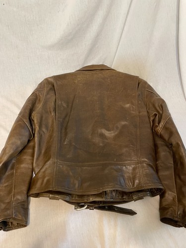 Harley-Davidson braune Lederjacke CA 03402 Damen Größe XL - Bild 6 von 8