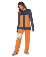 Naruto Shippuden Ninja Pajamas Costume Size XL Unisex Naruto 2pc Set