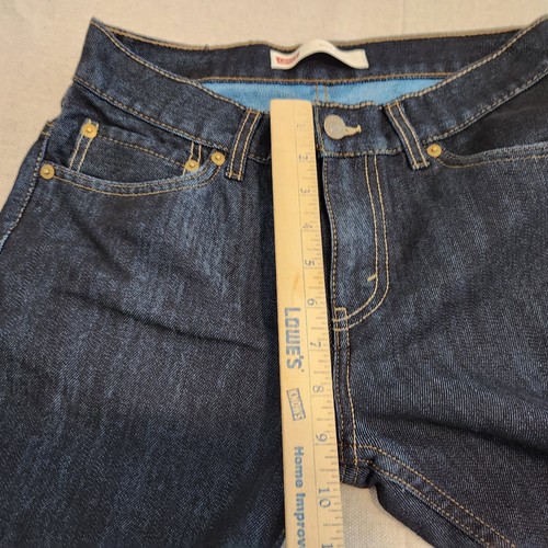Levis Jeans Boys 18 Reg 29x29 Dark Blue 511 Slim Fit Straight Leg Denim - Picture 6 of 16