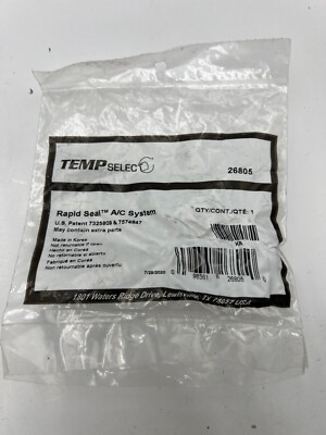 TEMP SELECT A/C System O-Ring and Gasket-Seal 26805