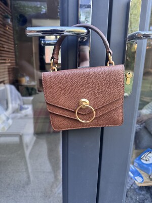 Womens Authentic Mulberry Bag Harlow Clutch Multi Flap Leather